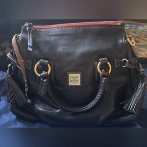 Dooney & Bourke Brown Florentine Stanwich Large Satchel